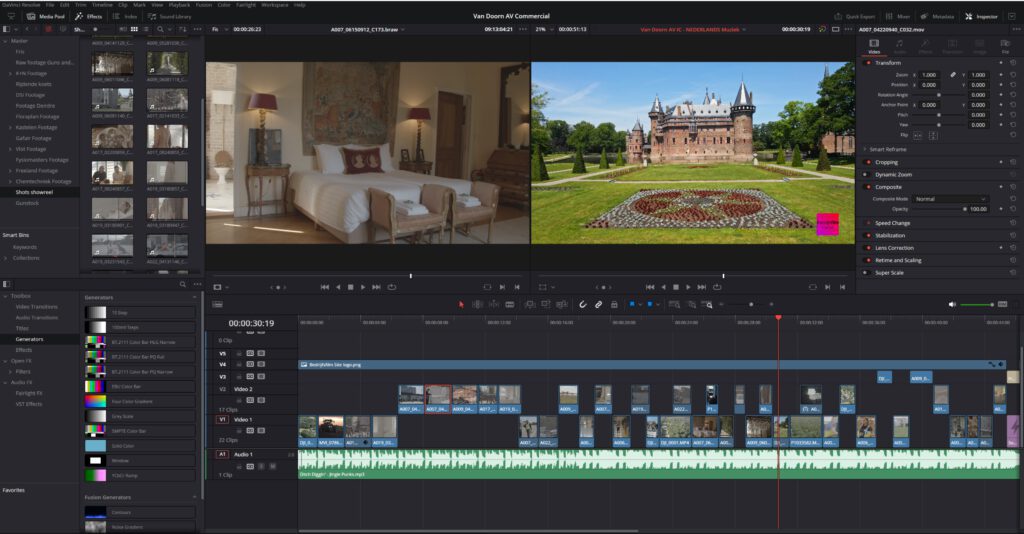 bedrijfsvideo montage