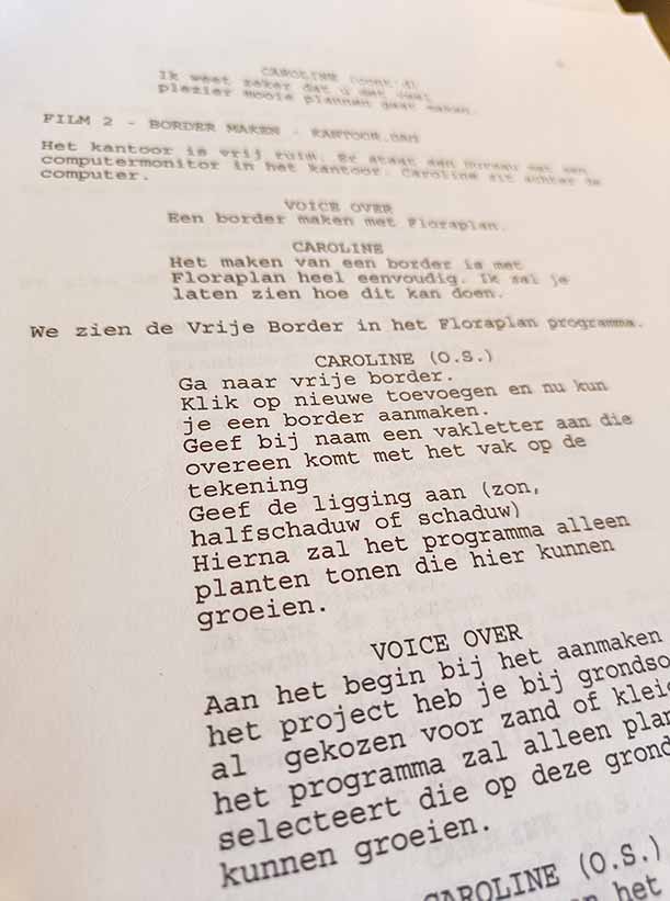 bedrijfsvideo script